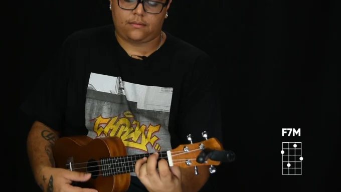Acordes maiores com sétima maior