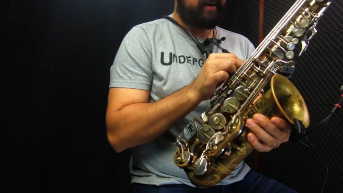 Montando o Saxofone