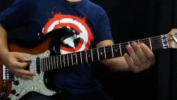 Riffs com a tônica nas cordas - E A e D