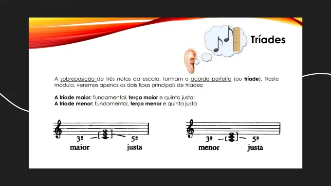 Tríades maiores e menores