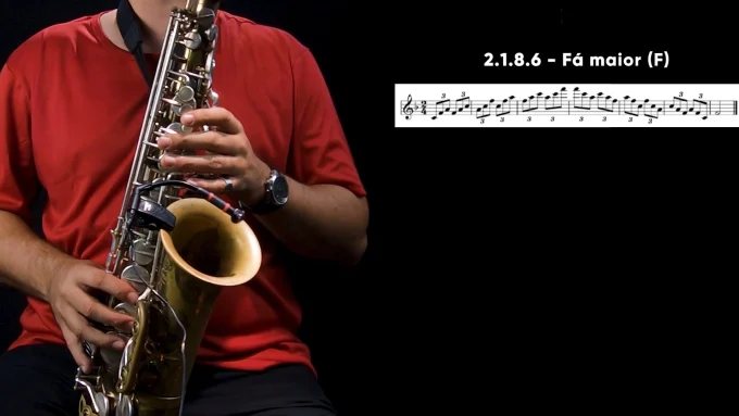 Tríades maiores em toda extensão do saxofone - Parte 2
