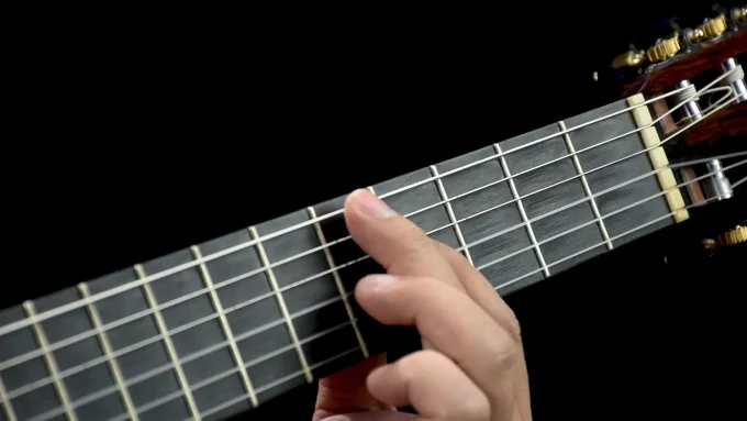 Escala cromática - Notas no braço do violão