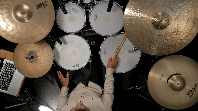 Montagem da bateria