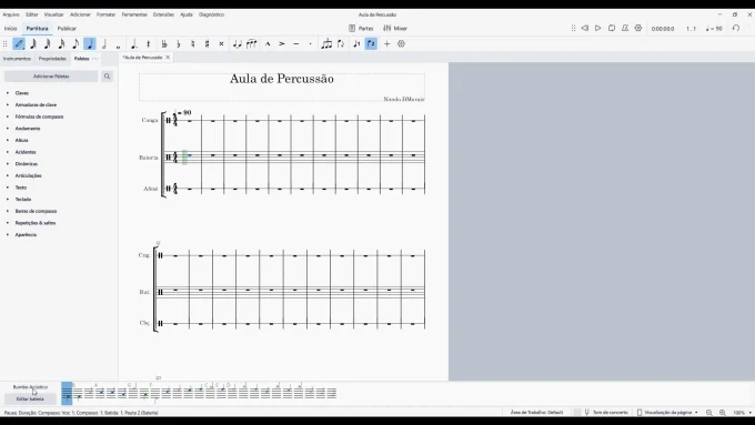 Percussão  e bateria  - Parte 2
