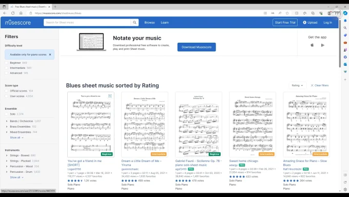 Subindo arquivos para o site do Musescore - Parte 1